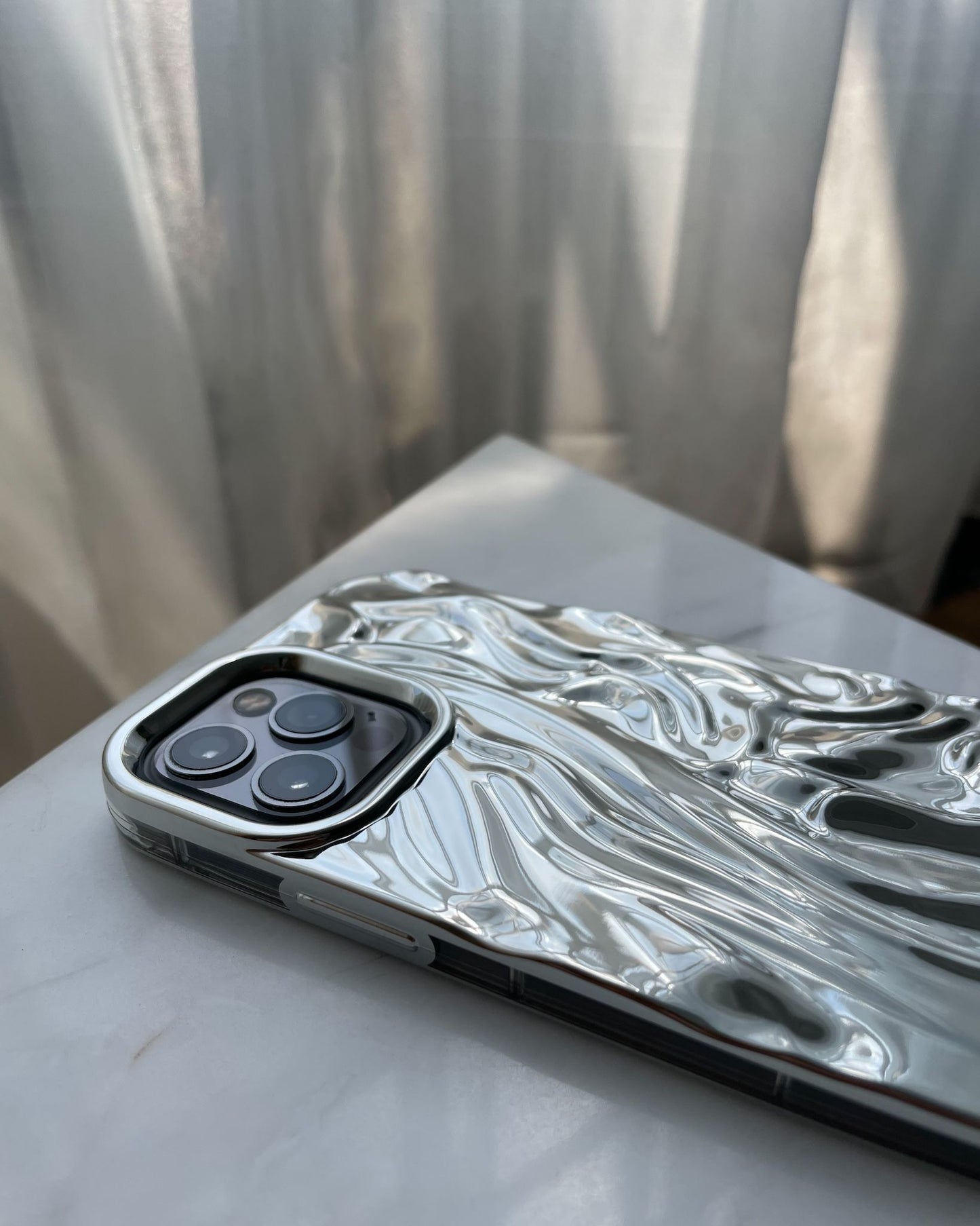 Solace Gleam Pleated iPhone Case