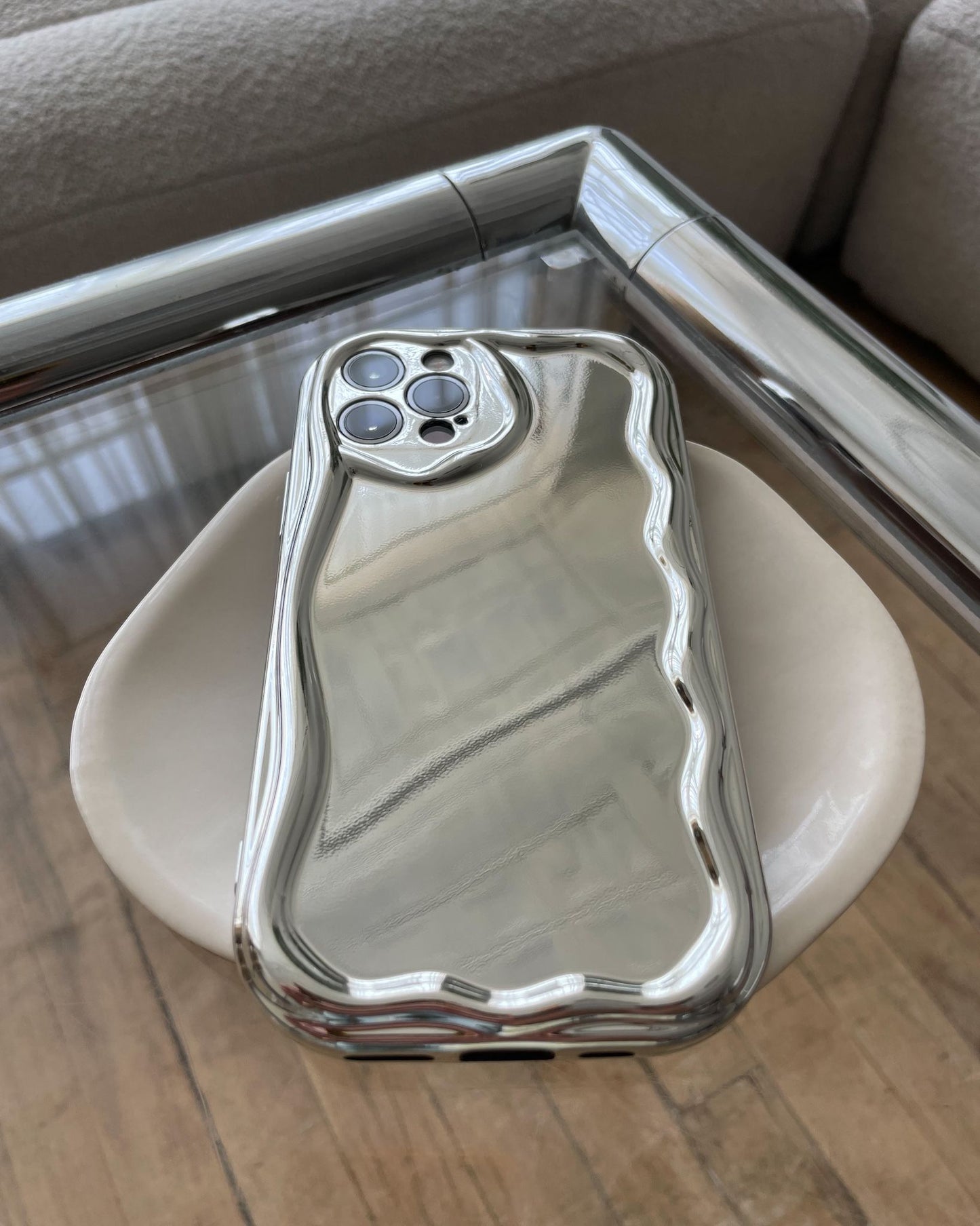 Mirage Satin-Gloss Mirror iPhone Case