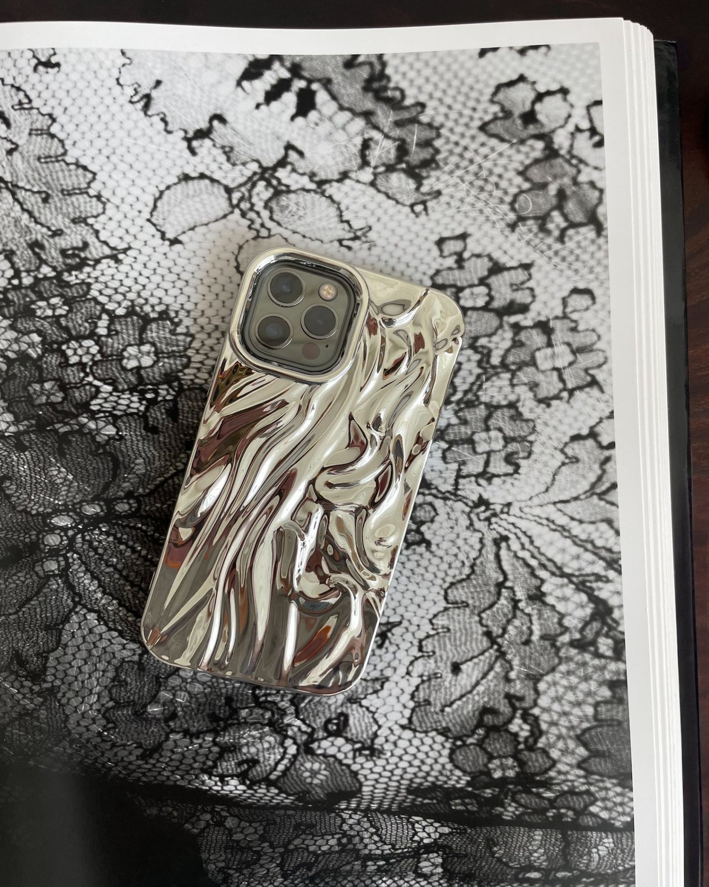 Solace Gleam Pleated iPhone Case