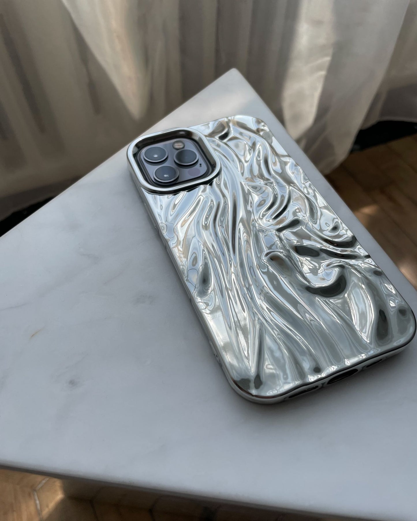 Solace Gleam Pleated iPhone Case