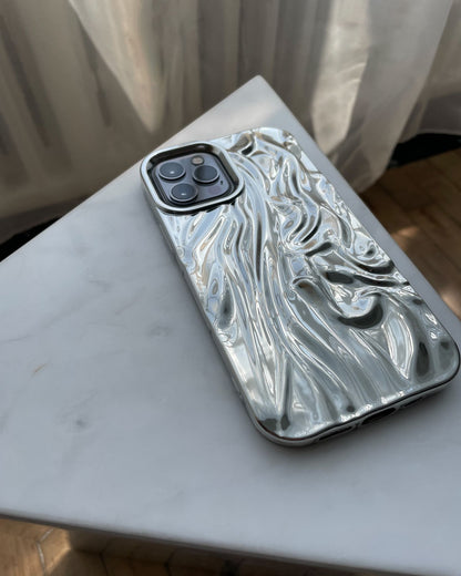 Solace Gleam Pleated iPhone Case