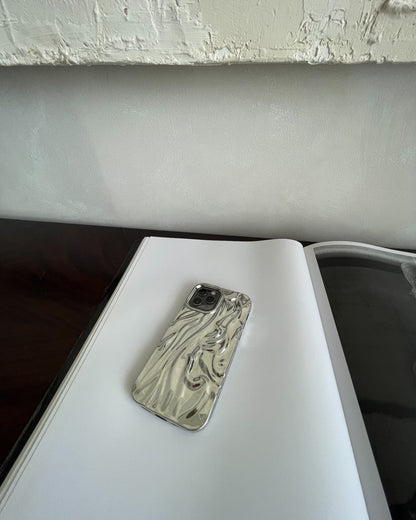 Solace Gleam Pleated iPhone Case